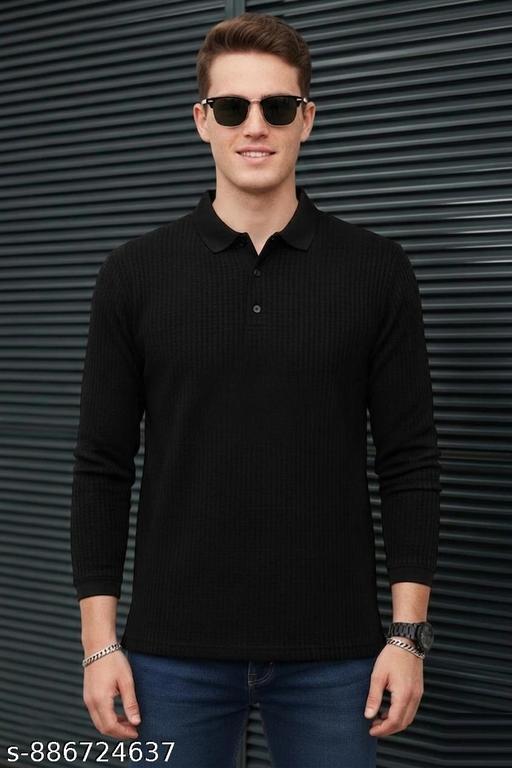 Dhanush Cloth Men POLO T-Shirt Casual Slim Fit T-Shirt Stylish T-Shirt for Men Collar Full Sleeves T-Shirt for Men Polo Neck Cotton T-Shirt polo shirts Best Quality Trendy T-Shirt - MC-FASHIONS.COM
