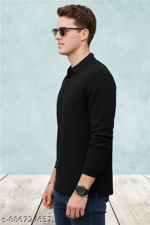 Dhanush Cloth Men POLO T-Shirt Casual Slim Fit T-Shirt Stylish T-Shirt for Men Collar Full Sleeves T-Shirt for Men Polo Neck Cotton T-Shirt polo shirts Best Quality Trendy T-Shirt - MC-FASHIONS.COM