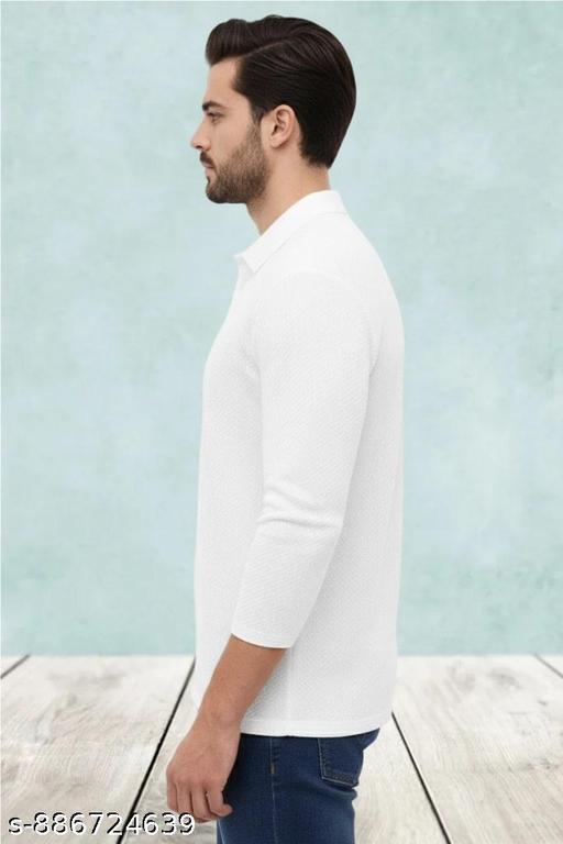 Dhanush Cloth Men POLO T-Shirt Casual Slim Fit T-Shirt Stylish T-Shirt for Men Collar Full Sleeves T-Shirt for Men Polo Neck Cotton T-Shirt polo shirts Best Quality Trendy T-Shirt - MC-FASHIONS.COM