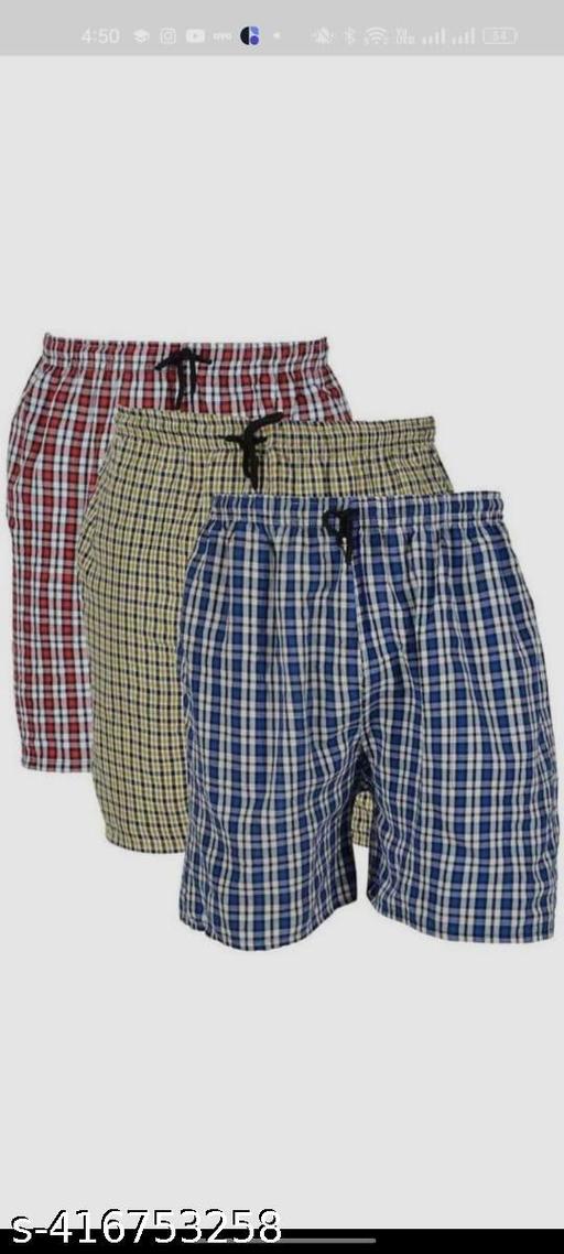 Mens check Boxers  - MC-FASHIONS.COM