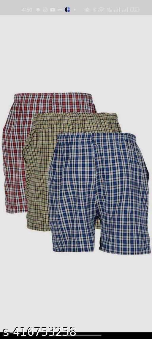 Mens check Boxers  - MC-FASHIONS.COM
