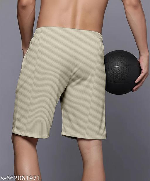 Mens Casual Textured Polyster shorts - MC-FASHIONS.COM