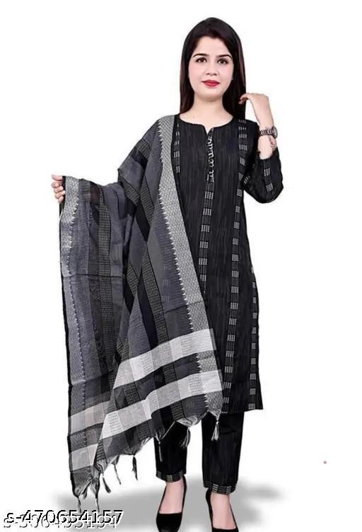 Kurti Pant Set with Dupatta for Women - MC-FASHIONS.COM