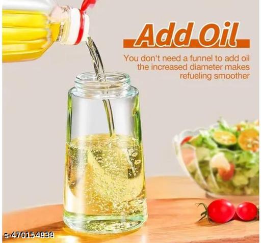 500ml 2 in 1 Olive Oil Sprayer and Oil Dispenser Bottle for Kitchen, Glass Oil Bottle with Premium Nozzle, Oil Sprayer for Air Fryer, Salad,BBQ,Roasting (Pack of 1)(Multicolor) - Royal Basket