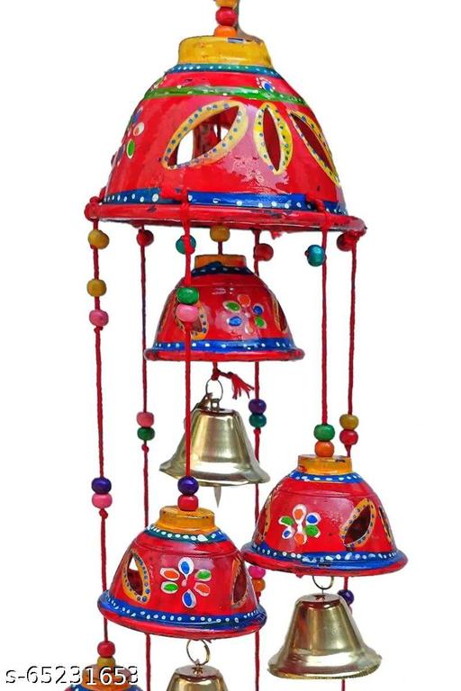 Home Décor Wind Chimes Wall Hanging windchimes Set of  1 Red - Royal Basket