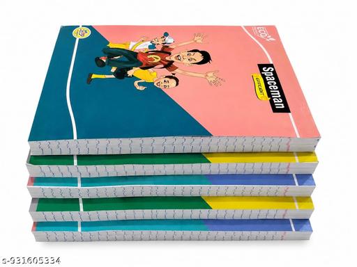 Premium A4 Rough Notebook Pack of 5 | 1600 Pages | Thick Thick Paper | School & Office Use | Long Lasting Quality - Royal Basket