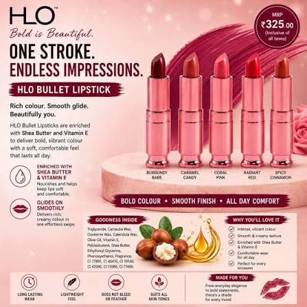 HLO BULLET LIPSTICK Radiant Red - My Health Plan