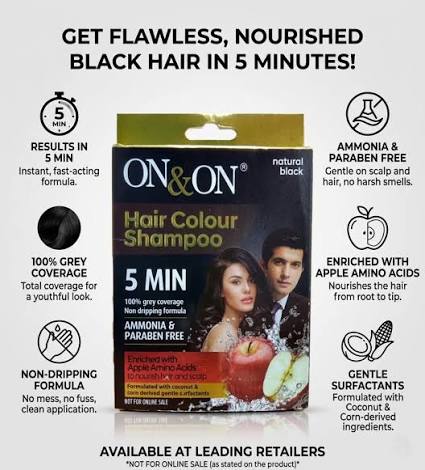 ON & ON COLOUR SHAMPOO - My Health Plan
