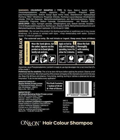 ON & ON COLOUR SHAMPOO - My Health Plan
