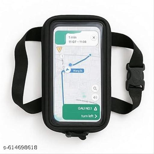 Universal Mobile Holder/Stand/Mount Pouch for Scooters Scooty Activa Jupiter EV's | X1 Model - My Health Plan
