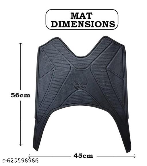 Anti skid Scooter/Scooty Foot Mat PVC Floor Mat Accessories for Honda Activa/Activa 3G/Activa 4G/Activa 5G (Black) - My Health Plan