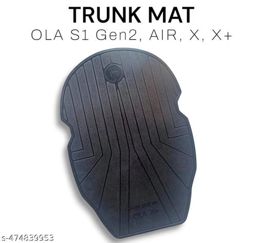 OLA Scooty Dicky Matt Rubber Floor Mat Accessories for Ola Electric, Pack of 1, Black - My Health Plan