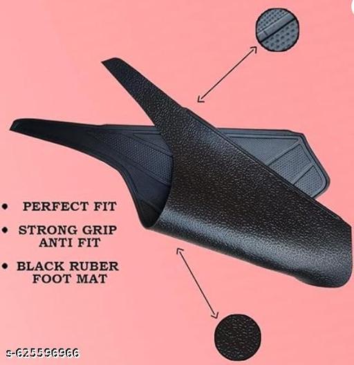 Anti skid Scooter/Scooty Foot Mat PVC Floor Mat Accessories for Honda Activa/Activa 3G/Activa 4G/Activa 5G (Black) - My Health Plan