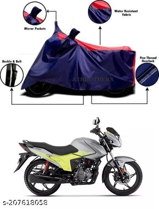 Waterproof Two Wheeler Cover for Hero (Glamour i3s, Blue, Red) - My Health Plan