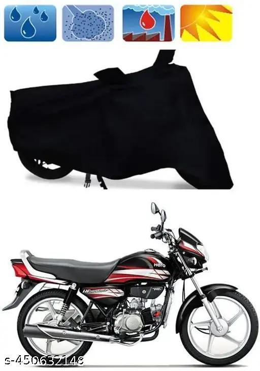 Waterproof Two Wheeler Cover for Hero (HF Deluxe Eco, Blue) - My Health Plan