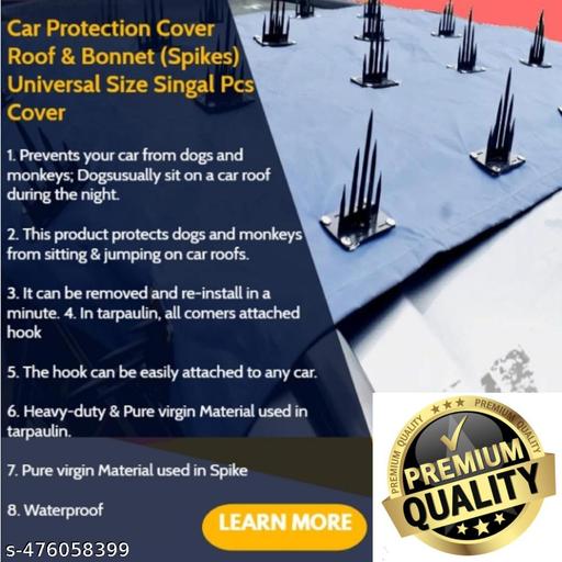 Car bonnet spikes cover protect from dogs and monkeys car dog protector dog protection car cover kate wala cover - My Health Plan
