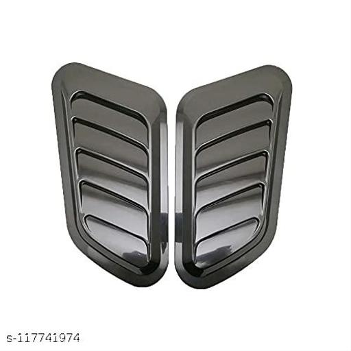 SEMAPHORE Car Decorative Air Flow Intake Hood Scoop Bonnet Vent Cover Stickers Decoration Styling(Black) for All Car & SUV's - My Health Plan