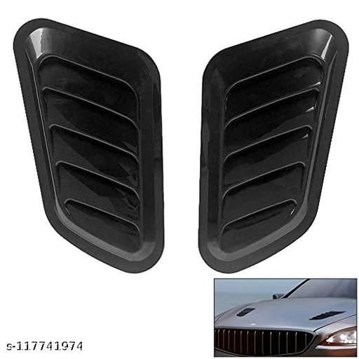 SEMAPHORE Car Decorative Air Flow Intake Hood Scoop Bonnet Vent Cover Stickers Decoration Styling(Black) for All Car & SUV's - My Health Plan