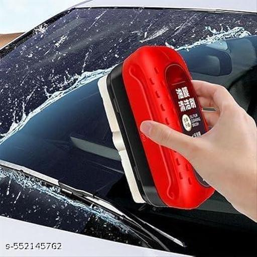 Car Glass Oil Film Cleaning Brush Automotive Glass Cleaning Tool with Hydrophobic Coating Cleaner for Windshield, Improves Clarity and Visibility, Removing Oil Film, Dirt, Grime - My Health Plan