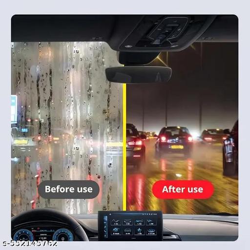 Car Glass Oil Film Cleaning Brush Automotive Glass Cleaning Tool with Hydrophobic Coating Cleaner for Windshield, Improves Clarity and Visibility, Removing Oil Film, Dirt, Grime - My Health Plan
