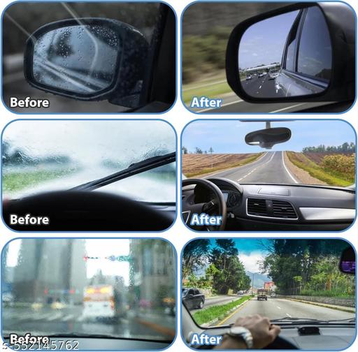 Car Glass Oil Film Cleaning Brush Automotive Glass Cleaning Tool with Hydrophobic Coating Cleaner for Windshield, Improves Clarity and Visibility, Removing Oil Film, Dirt, Grime - My Health Plan