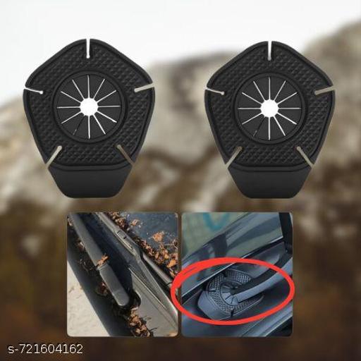 (PACK OF 2) Car Wiper Hole Protector Pad | Car Wiper Dust Front Cover Car Wiper Protector (Black) - My Health Plan