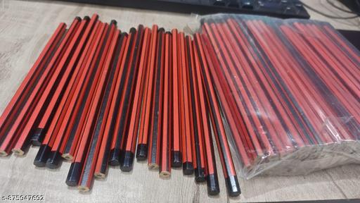 S4U Super Dark Graphite Pencil 100 Pencils (Set of 100,red and black ) - My Health Plan