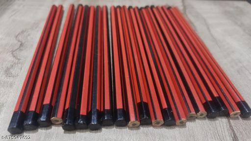 S4U Super Dark Graphite Pencil 100 Pencils (Set of 100,red and black ) - My Health Plan