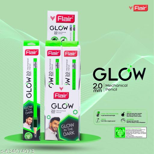 FLAIR 2mm GLOW Mechanical Pencil 2B Extra Dark- 10 Pcs - My Health Plan