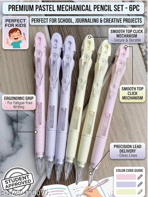 0.7mm Mechanical Lead Pencil Set of 6 - My Health Plan