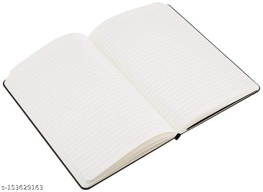 Black Hard Bound A5 or 5.8 * 8.3 inches Notebook Diary PU Leather Pages 200 for Office Personal Notebook Diary - My Health Plan