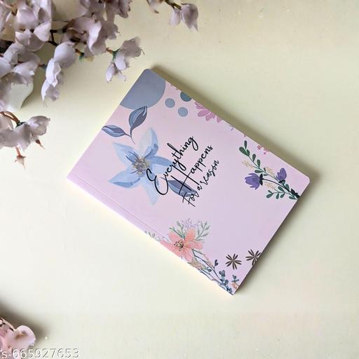 Motivational Theme "Everything Happens for a Reason" Planner/ Diary/ Notebook - My Health Plan