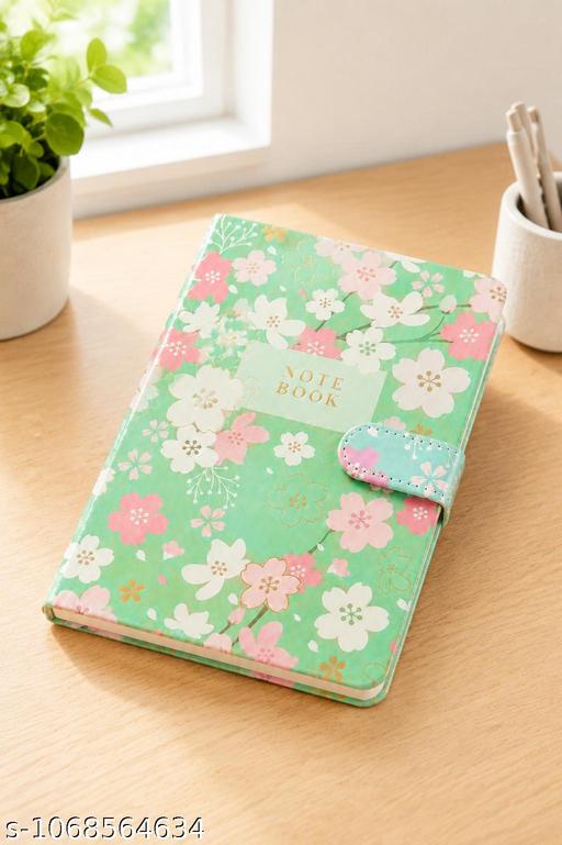 A5 Printed Spiral Diary with 160 Ruled Pages Stylish Cover for Notes Journaling Office School and Daily Writing Use Notebook - My Health Plan