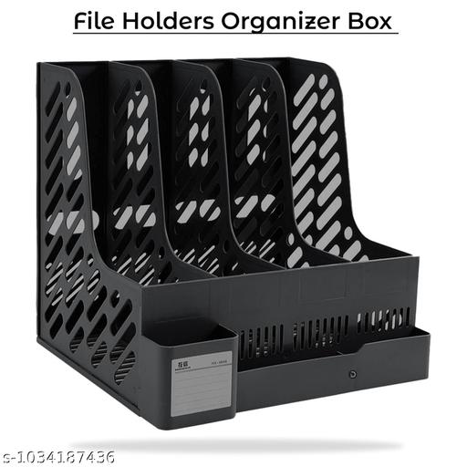 Durable Plastic Desk Organizer for Files & Documents - My Health Plan