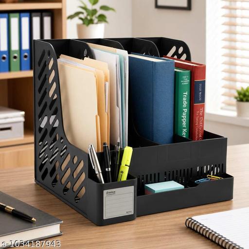 Office File Sorter with Pen Cup and Storage Tray - My Health Plan