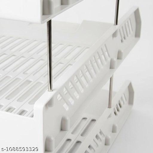 Office Desktop Tray Rack | 3 Layer Mesh Desk Organizer for A4 Papers, Documents, and Files | ABS Plastic Desk Organizer Tray for Office | Durable Letter Tray Holder - File Rack for Office Use(Pack of 1) - My Health Plan