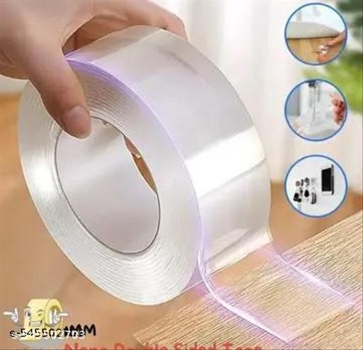 Double Sided Tape -3 Meter Multipurpose  Adhesive  Tape, Heavy Duty, Heat Resistant, Multi-Functional, Removable, Washable,  Anti-Slip Gel Nano Grip Tape (grip tape) - My Health Plan