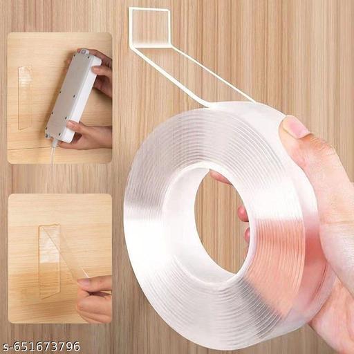 Double Sided Tape -3 Meter Multipurpose Double Sided Tape - Adhesive Tape, Heavy Duty, Heat Resistant, Multi-Functional, Removable, Washable, Anti-Slip Gel Nano Grip Tape (grip tape) - My Health Plan