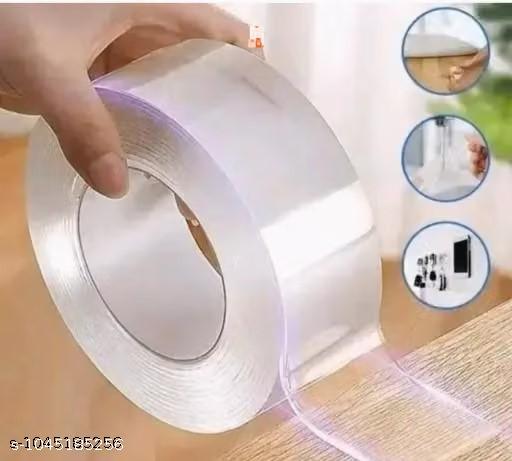 3 miter dubble side tape Nanodoublesidetap strong Ivy gripchipku tapeTransparent double tapewall ke liy Heavy duty double side Washable nano tape gel home use Chipku tape for wall Double side gel chipku tape Multi purpose nano gel tapeBathroom wall fixing tape Photo frame Extra strong sticky - My Health Plan