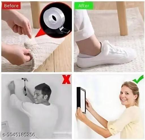 3 miter dubble side tape Nanodoublesidetap strong Ivy gripchipku tapeTransparent double tapewall ke liy Heavy duty double side Washable nano tape gel home use Chipku tape for wall Double side gel chipku tape Multi purpose nano gel tapeBathroom wall fixing tape Photo frame Extra strong sticky - My Health Plan