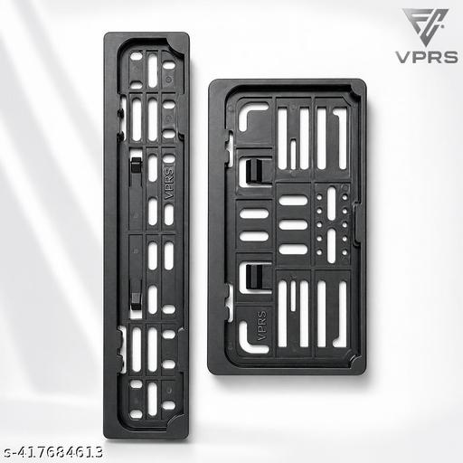Bike Number Plate Frame (Black) (Set of 2) - My Health Plan