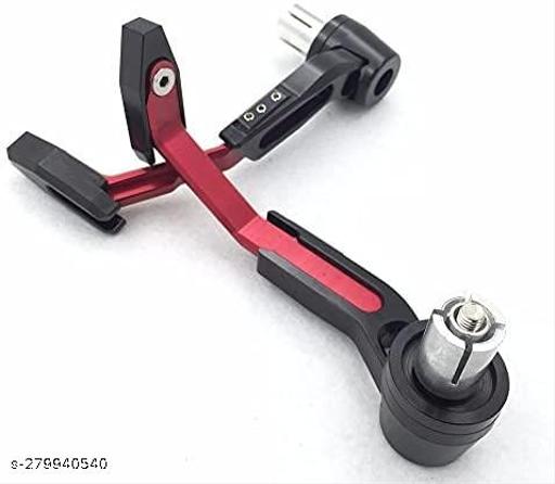 7/8in 22mm CNC Aluminum Handlebar Brake Clutch Lever Hand Guard Protector for Motorcycle For KTM RC 390 (Pack of 2), RED & Black - My Health Plan