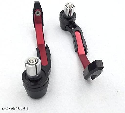 7/8in 22mm CNC Aluminum Handlebar Brake Clutch Lever Hand Guard Protector for Motorcycle For KTM RC 390 (Pack of 2), RED & Black - My Health Plan