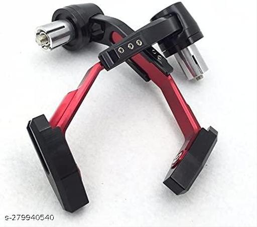7/8in 22mm CNC Aluminum Handlebar Brake Clutch Lever Hand Guard Protector for Motorcycle For KTM RC 390 (Pack of 2), RED & Black - My Health Plan