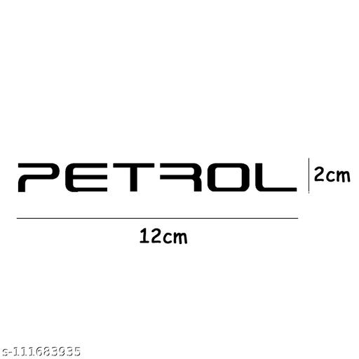 New Petrol sticker for car, high quality stickers (12x2 cm) Black - My Health Plan
