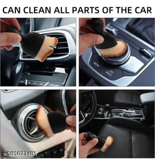 2 pcs Combo Interior Cleaning Brush Multipurpose Car Interior AC Vent Dashboard Dust Dirt Cleaner Cleaning Brush for Car Interior PC Laptop Keyboard Cleaning Brush (2 Brush Set) - My Health Plan