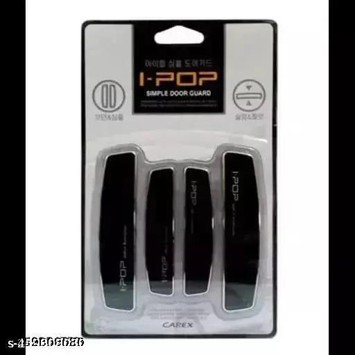 I-Pop Black Car Door Guard Premium Quality Compatible with Any Car (Set of 4 Piece) - My Health Plan
