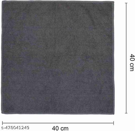 AKAAY Microfiber Cleaning Cloth, 6 Pack Premium Microfiber Towels for Cars, Lint Free, Scratch-Free, Highly Absorbent,  Cleaning Rags for Car, Household, Kitchen, Window, 40X 40 Grey  Pack of 6 - My Health Plan
