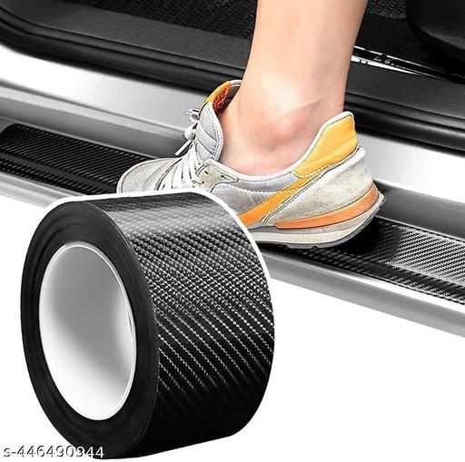YAKHU THREAD Carbon Fibre High Gloss Anti Scratch Black Carbon Fiber Paint Protection Film Tape Ppf For Car Protection And Decoration - 2 Inches X 5 Meters - My Health Plan