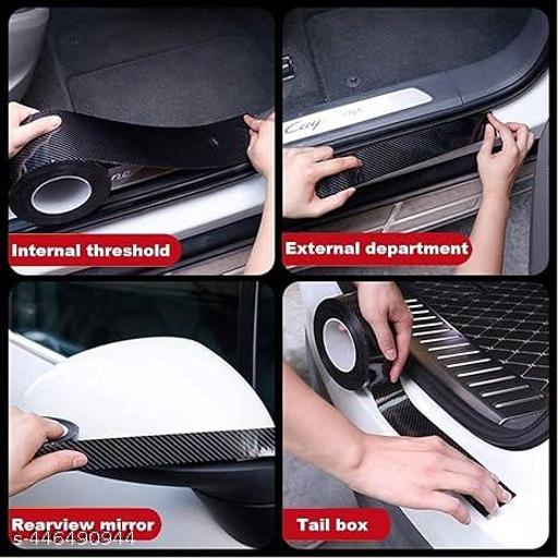 YAKHU THREAD Carbon Fibre High Gloss Anti Scratch Black Carbon Fiber Paint Protection Film Tape Ppf For Car Protection And Decoration - 2 Inches X 5 Meters - My Health Plan